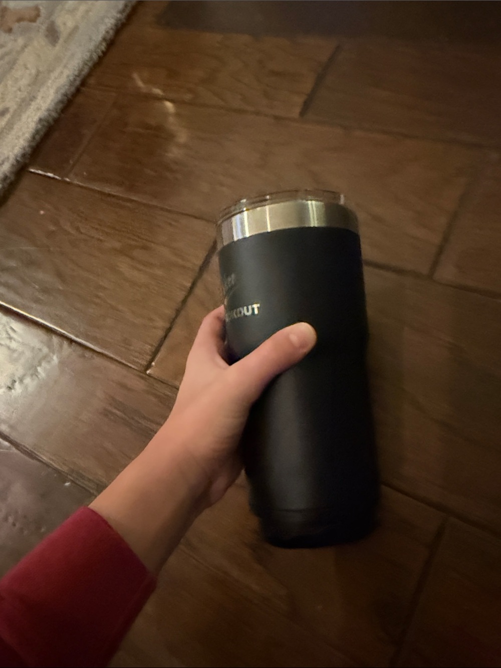Packout Black Insulated Travel Tumbler - Picture 3 of 9